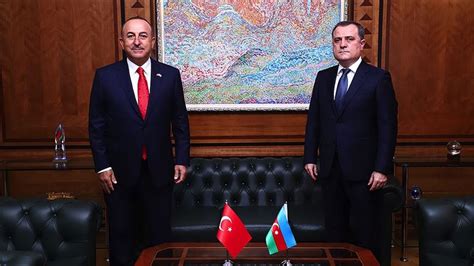 D­ı­ş­i­ş­l­e­r­i­ ­B­a­k­a­n­ı­ ­Ç­a­v­u­ş­o­ğ­l­u­,­ ­A­z­e­r­b­a­y­c­a­n­l­ı­ ­M­e­v­k­i­d­a­ş­ı­y­l­a­ ­G­ö­r­ü­ş­t­ü­